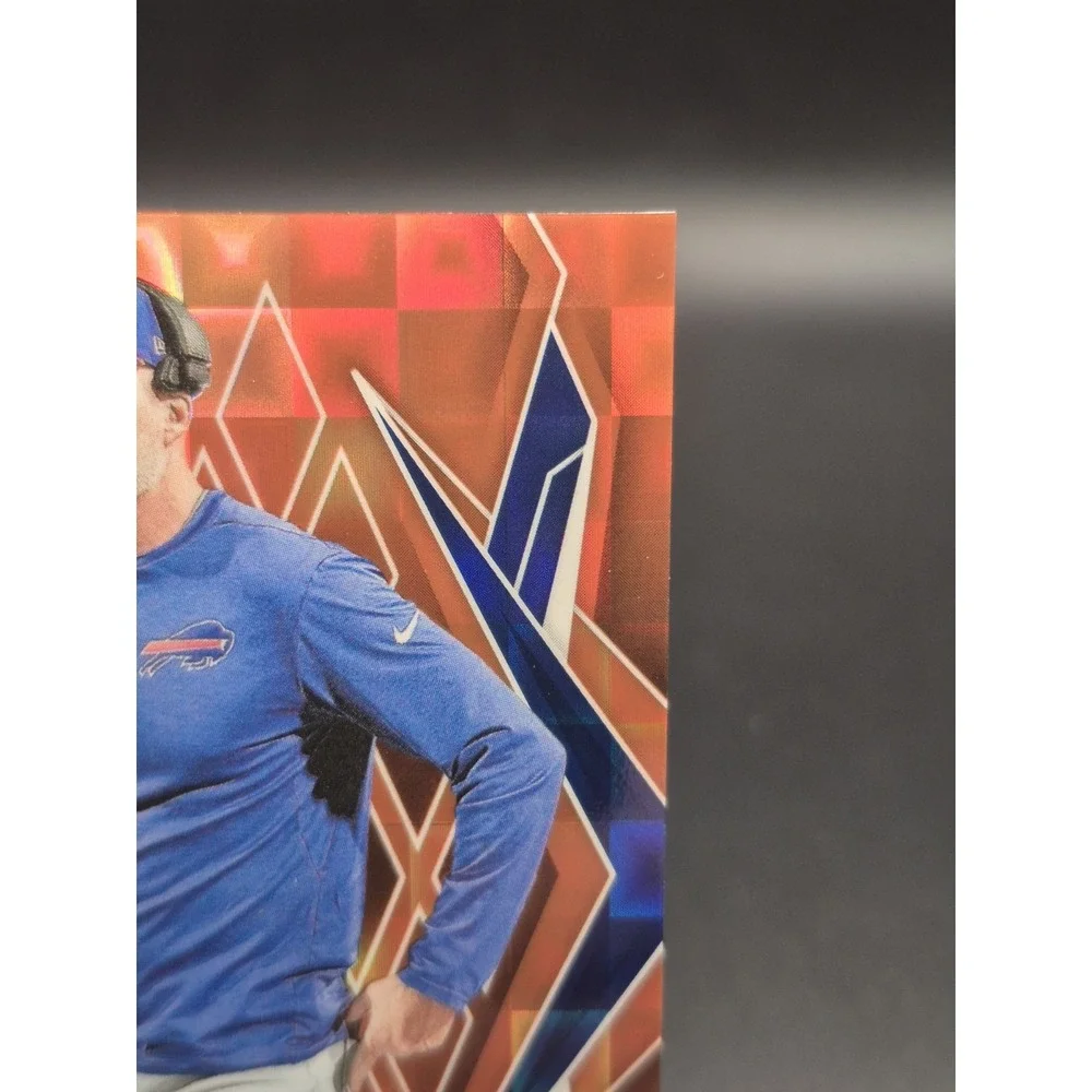 2025 Panini Phoenix Sean McDermott #42 Orange Pandora /189 Buffalo Bills